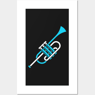 Trumpet Icon Posters and Art